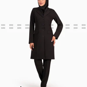 مانتو اداری یقه انگلیسی