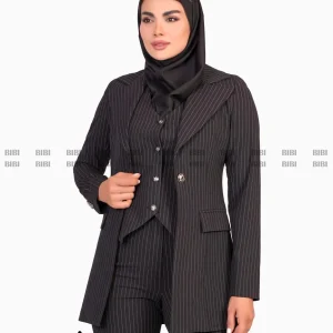 کت و شلوار دیپلمات سه تیکه ژیله دار