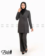 مانتو شلوار فیونا یقه انگلیسی کد 46081