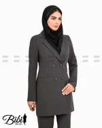 مانتو شلوار فیونا یقه انگلیسی کد 46081
