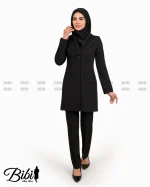 مانتو شلوار بزیاق ترک یقه انگلیسی 46070