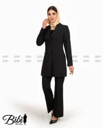 مانتو شلوار فیونا یقه آرشال کد 460145