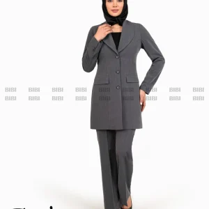 مانتو شلوار فیونا یقه آرشال کد 460145