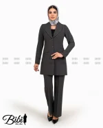 مانتو شلوار فیونا یقه آرشال کد 460145