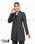 مانتو شلوار فیونا یقه آرشال کد 460145