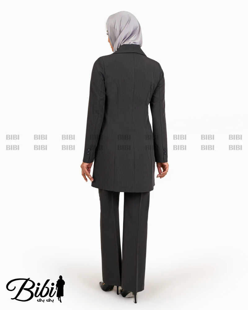 مانتو شلوار فیونا یقه آرشال کد 460145