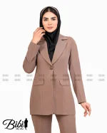 مانتو شلوار فیونا یقه انگلیسی کد 460440