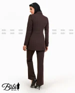 مانتو شلوار فیونا یقه انگلیسی کد 460440