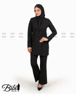 مانتو شلوار فیونا یقه انگلیسی کد 46081
