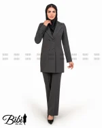 مانتو شلوار فیونا یقه انگلیسی کد 46081