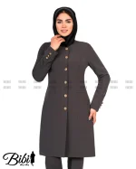 مانتو شلوار فیونا یقه گرد بانتو دوزی کد 3904
