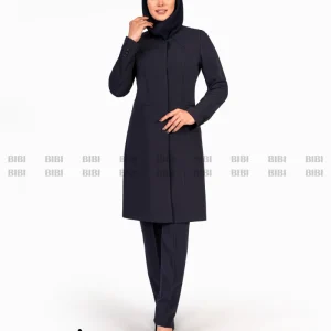 مانتو شلوار فیونا یقه گرد کد 460165