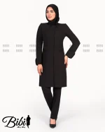مانتو شلوار فیونا یقه گرد کد 460165