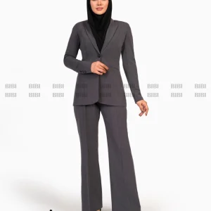 کت و شلوار فیونا یقه خشتی