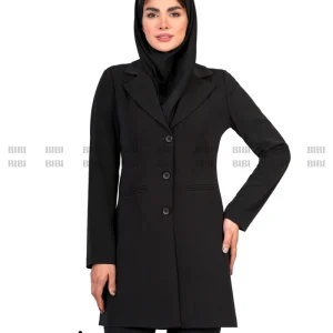 مانتو شلوار کرپ یقه انگلیسی کد 460240